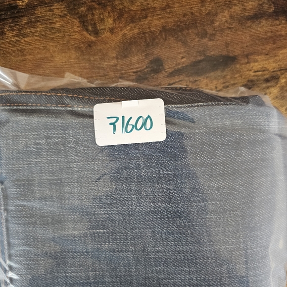 7 For All Mankind A Pocket Boot Cut Jeans Womens 31 Dark Wash Whiskered Cowgirl - Picture 10 of 10